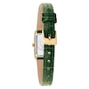 Thumbnail Image 3 of Tommy Hilfiger Women's 22mm Green Dial & Green Leather Strap Luxury Inspired Mini Tank Watch