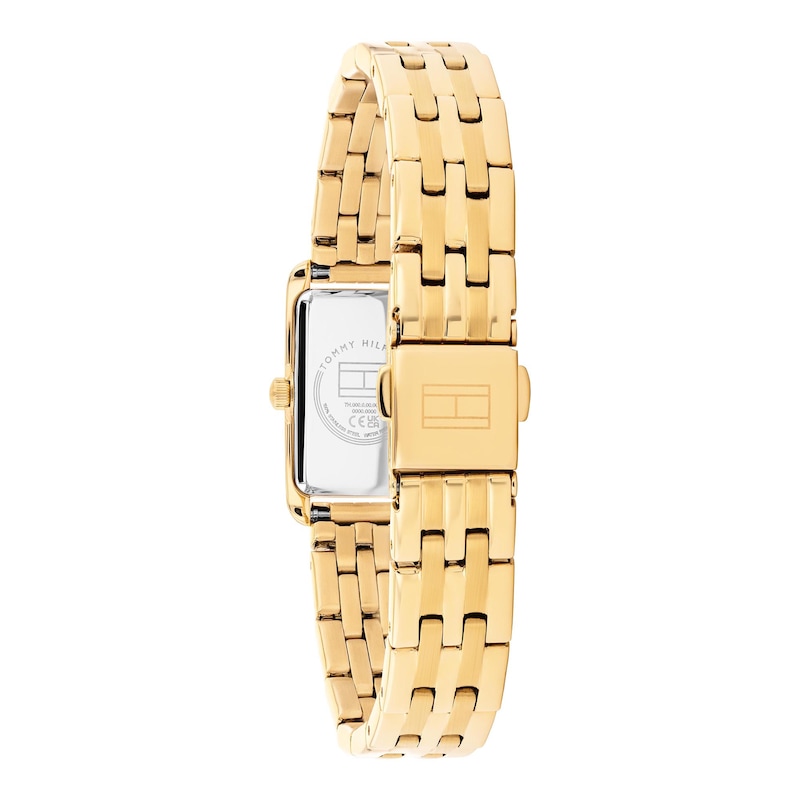 Main Image 3 of Tommy Hilfiger Women's 22mm Gold Tone Luxury Inspired Mini Tank Watch