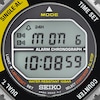 Thumbnail Image 4 of Seiko Men's Grey Dial Black & Yellow Digital Silver-Tone Stainless Steel Bracelet Watch