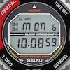 Thumbnail Image 3 of Seiko Men's Grey Dial Black & Red Digital Silver-Tone Stainless Steel Bracelet Watch