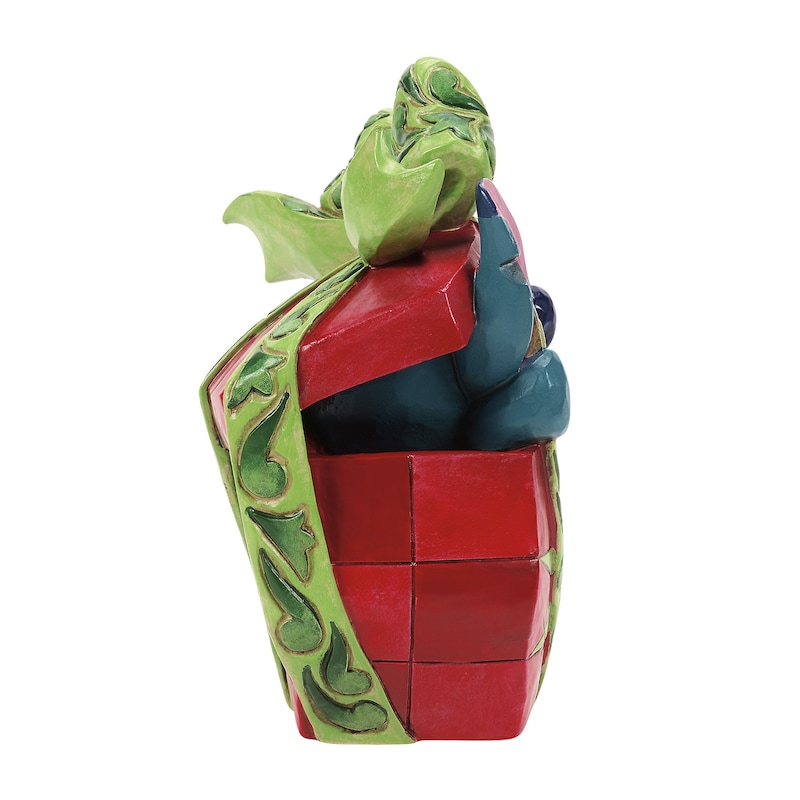 Main Image 5 of Disney Holiday Mischief Stitch Tearing into Christmas Present Ornament