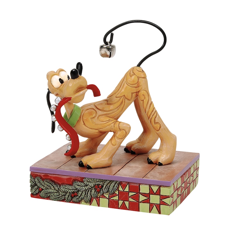 Main Image 1 of Disney Classic Jolly Jingle Tail Pluto with Bells Ornament