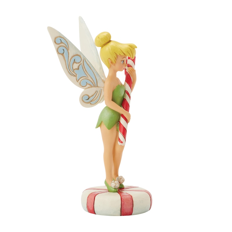 Main Image 3 of Disney Peppermint Pixie Tinkerbell with Candy Cane Ornament