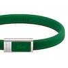 Thumbnail Image 2 of Lacoste Men's 12:12 Green Silicone Bracelet with Magnetic Closure - 7.5"