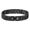 Thumbnail Image 1 of Lacoste Men's Metropole Black IP H-Link Bracelet - 7.5"
