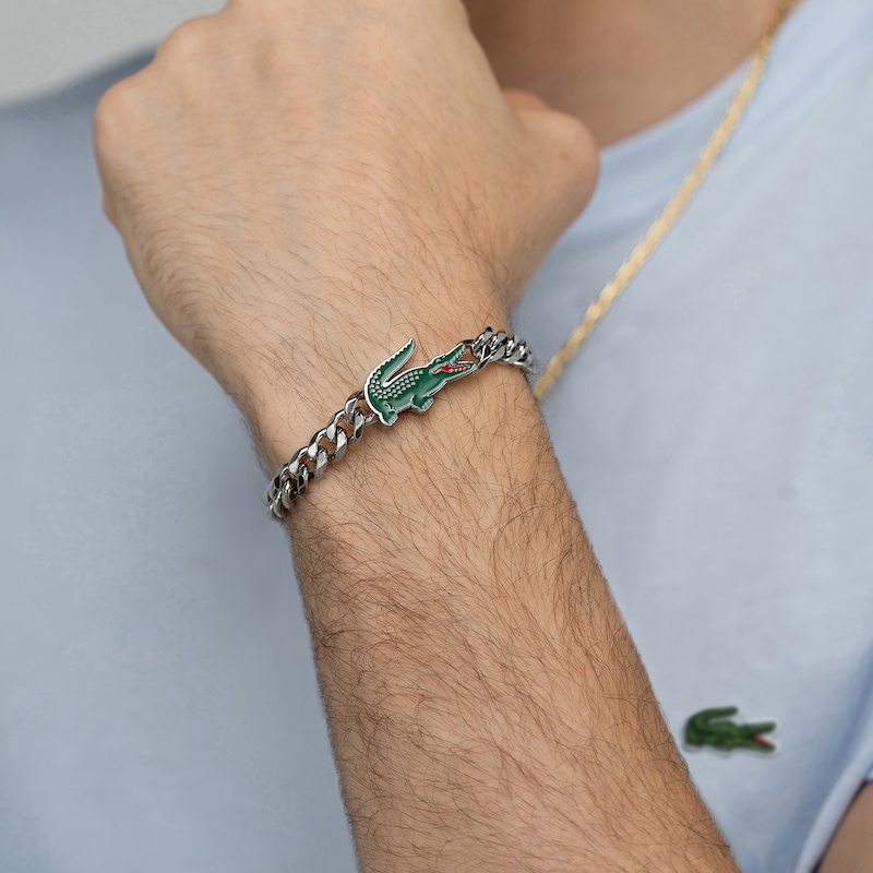 Main Image 4 of Lacoste Men's Arthor Stainless Steel Link Bracelet
