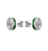 Thumbnail Image 1 of Lacoste Men's Baseline Stainless Steel Crocodile Logo Stud Earrings