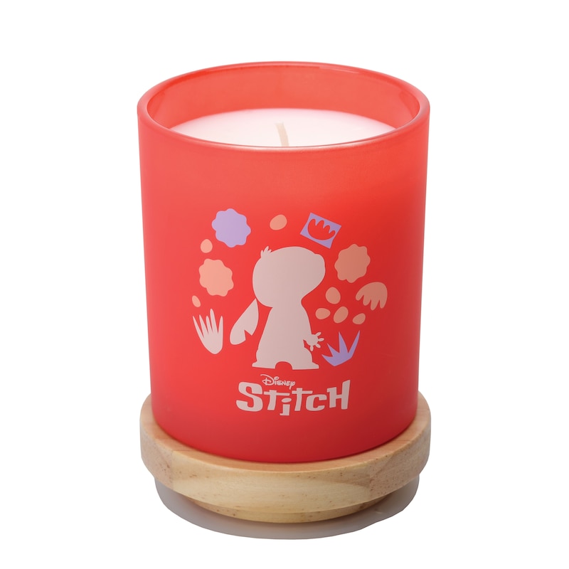 Main Image 3 of Disney Lilo & Stitch Pink Candle – Plumeria & Lychee
