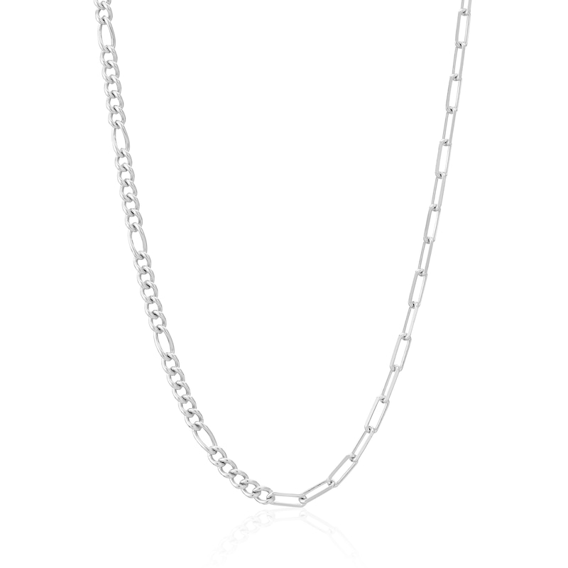 Main Image 1 of Sif Jakobs Dorno Sterling Silver Dual Anchor & Paperclip Chain Link Necklace