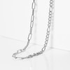 Thumbnail Image 3 of Sif Jakobs Dorno Sterling Silver Dual Anchor & Paperclip Chain Link Necklace