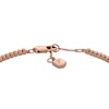 Thumbnail Image 3 of Fossil Women's Ellis Pavé Glitz Rose Tone Tennis Chain Bracelet
