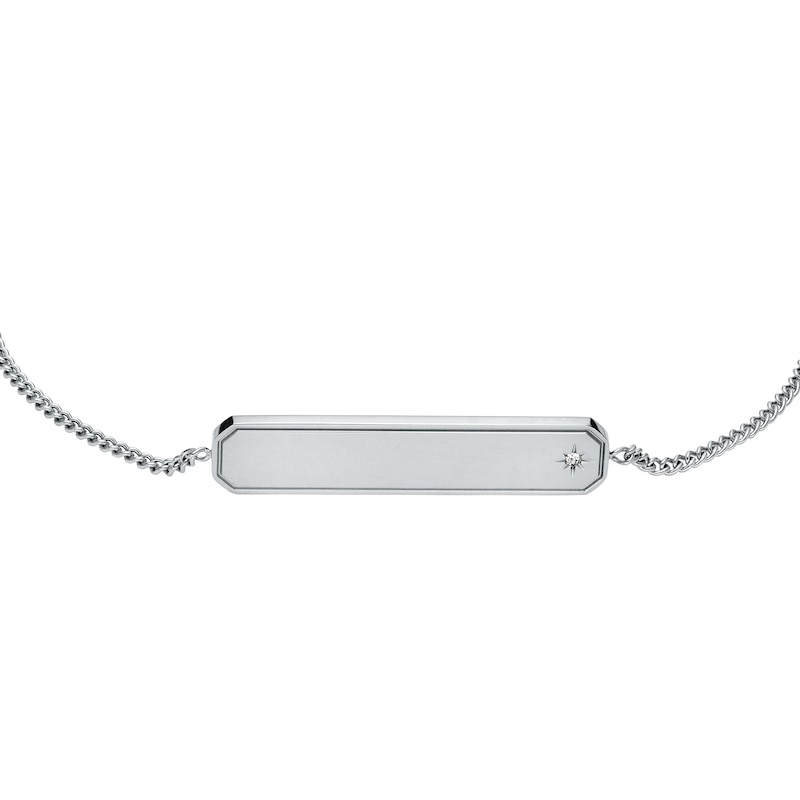 Main Image 2 of Fossil Women's Sadie Stainless Steel ID Bracelet