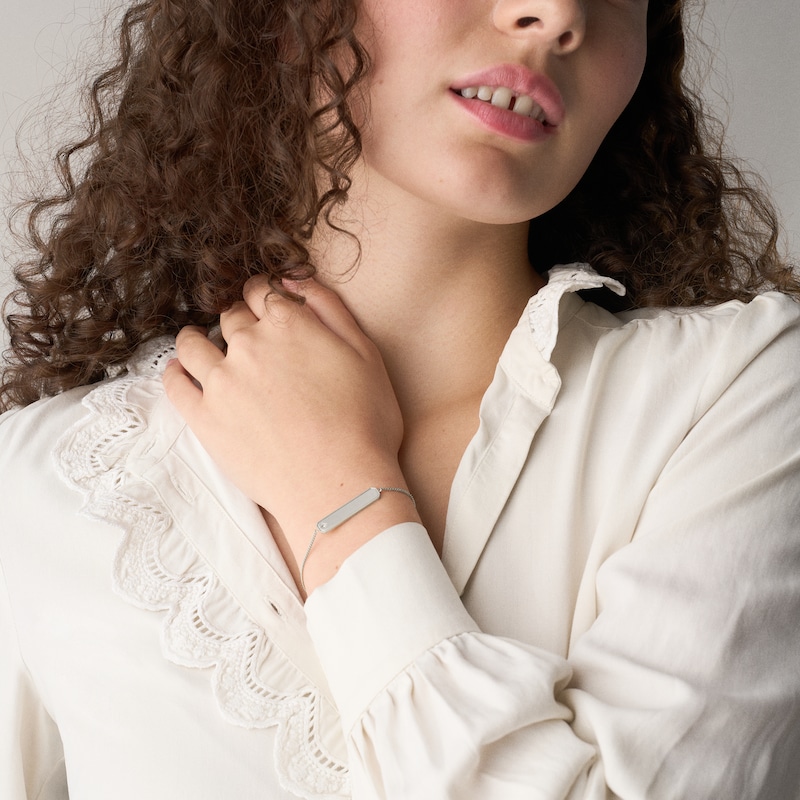 Main Image 5 of Fossil Women's Sadie Stainless Steel ID Bracelet