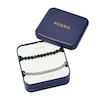 Thumbnail Image 5 of Fossil Men's Stainless Steel Box Chain & Green Agate Beaded Bracelets Gift Set