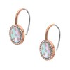 Thumbnail Image 2 of Fossil Women's Merrit Classic Mother of Pearl Rose Tone Stainless Steel Drop Earrings