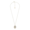 Thumbnail Image 1 of Fossil Women's Sutton Shaky Glitz Gold Tone Stainless Steel Moon and Star Pendant Necklace