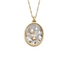 Thumbnail Image 2 of Fossil Women's Sutton Shaky Glitz Gold Tone Stainless Steel Moon and Star Pendant Necklace