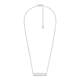 Fossil Women's Sadie Stainless Steel ID Necklace