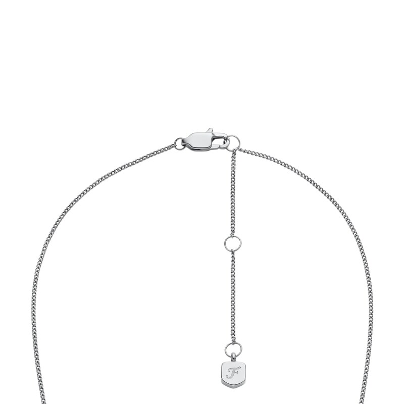 Main Image 3 of Fossil Women's Sadie Stainless Steel ID Necklace