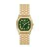 Thumbnail Image 1 of Fossil Women's Harlow Green Dial Three Hand Gold Tone Stainless Steel Bracelet Watch