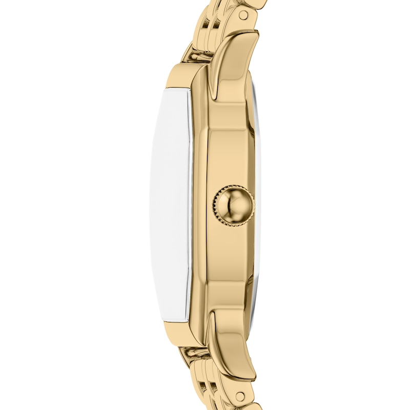 Main Image 2 of Fossil Women's Harlow Green Dial Three Hand Gold Tone Stainless Steel Bracelet Watch