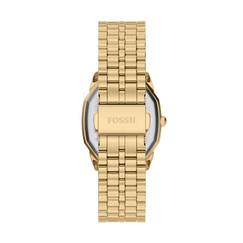 Main Image 4 of Fossil Women's Harlow Green Dial Three Hand Gold Tone Stainless Steel Bracelet Watch
