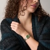 Thumbnail Image 6 of Fossil Women's Harlow Green Dial Three Hand Gold Tone Stainless Steel Bracelet Watch