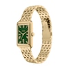 Thumbnail Image 3 of Fossil Women's Raquel Green Dial Three Hand Gold Tone Stainless Steel Bracelet Watch