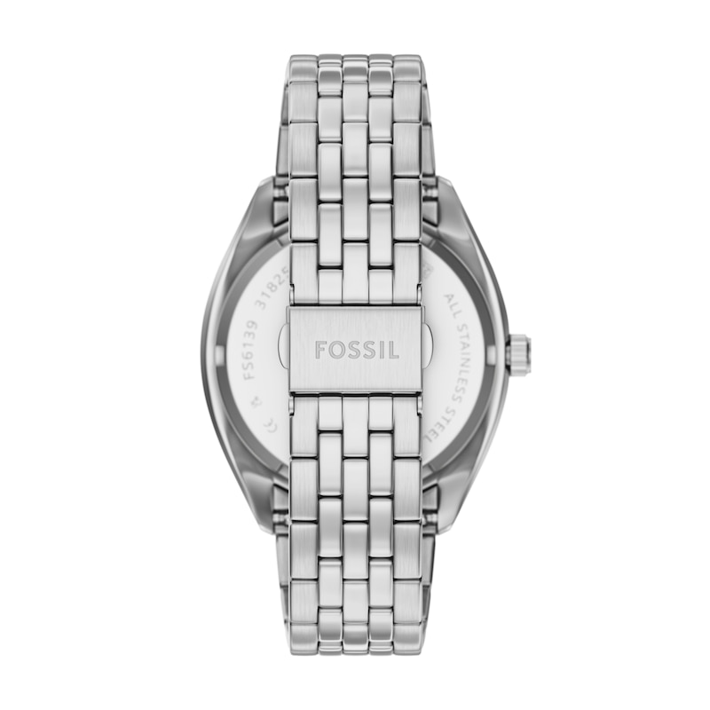 Main Image 4 of Fossil Men's Campbell Black Dial Three Hand Day & Date Stainless Steel Bracelet Watch