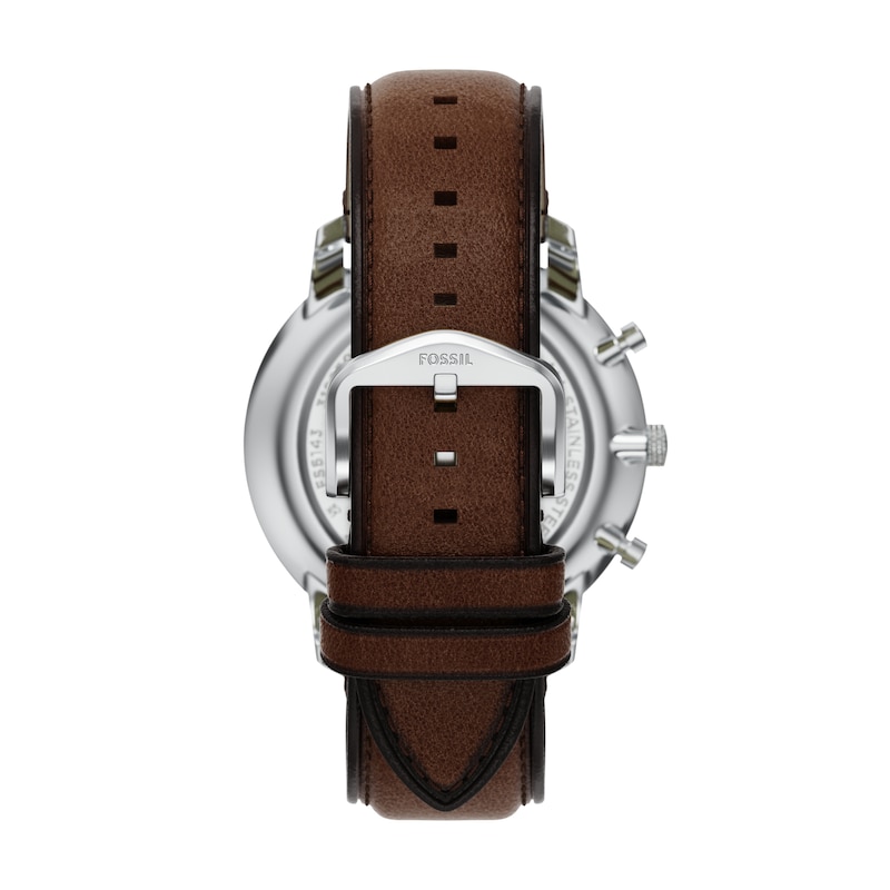 Main Image 3 of Fossil Men's Neutra Brown Dial Chronograph Brown Leather Strap Watch