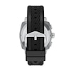 Thumbnail Image 3 of Fossil Men's Machine Grey Dial Chronograph Black Silicone Strap Watch & Beaded Lava Stone Bracelet Set