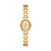 Thumbnail Image 1 of Michael Kors Women's Golden Dial Maude Three Hand Gold Tone Stainless Steel Bracelet Watch