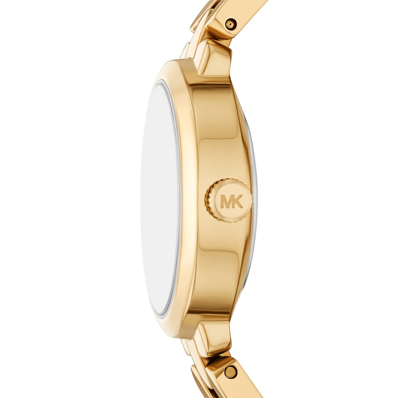 Main Image 2 of Michael Kors Women's Golden Dial Maude Three Hand Gold Tone Stainless Steel Bracelet Watch