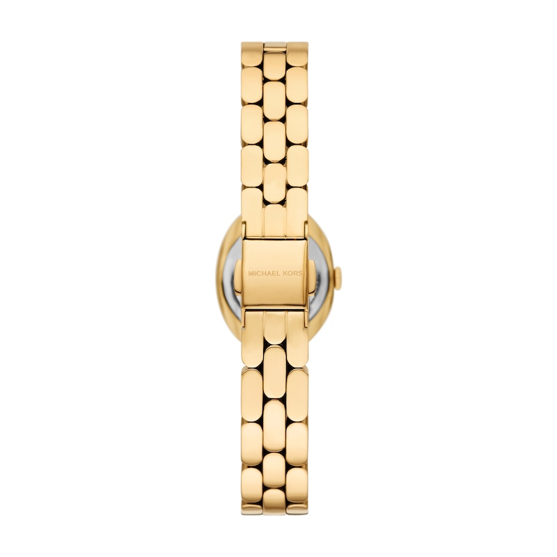 Main Image 3 of Michael Kors Women's Golden Dial Maude Three Hand Gold Tone Stainless Steel Bracelet Watch