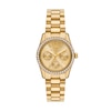 Thumbnail Image 1 of Michael Kors Women's Lexington Golden Dial Multifunction Gold Tone Stainless Steel Bracelet Watch