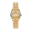 Thumbnail Image 3 of Michael Kors Women's Lexington Golden Dial Multifunction Gold Tone Stainless Steel Bracelet Watch
