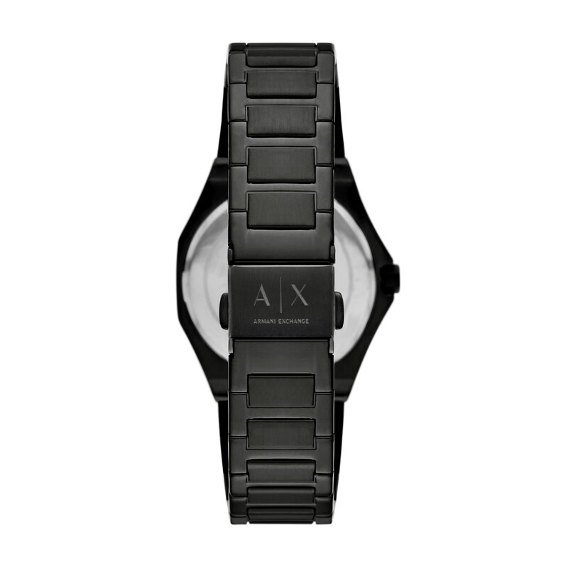 Main Image 4 of Armani Exchange Women's Black Dial Three Hand Black Stainless Steel Bracelet Watch