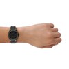 Thumbnail Image 5 of Armani Exchange Women's Black Dial Three Hand Black Stainless Steel Bracelet Watch