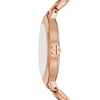 Thumbnail Image 2 of Armani Exchange Women's White Dial Two-Hand Rose Gold Tone Stainless Steel Bracelet Gift Set