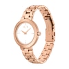 Thumbnail Image 3 of Armani Exchange Women's White Dial Two-Hand Rose Gold Tone Stainless Steel Bracelet Gift Set
