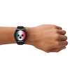 Thumbnail Image 5 of Armani Exchange Men's Gradient Multi-Colour Dial Chronograph Black Silicone Strap Watch