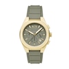 Thumbnail Image 1 of Armani Exchange Men's Sync Green Dial Chronograph Green Silicone Strap Watch