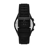 Thumbnail Image 4 of Armani Exchange Men's Sync Black Dial Chronograph Black Silicone Strap Watch