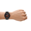Thumbnail Image 5 of Armani Exchange Men's Sync Black Dial Chronograph Black Silicone Strap Watch