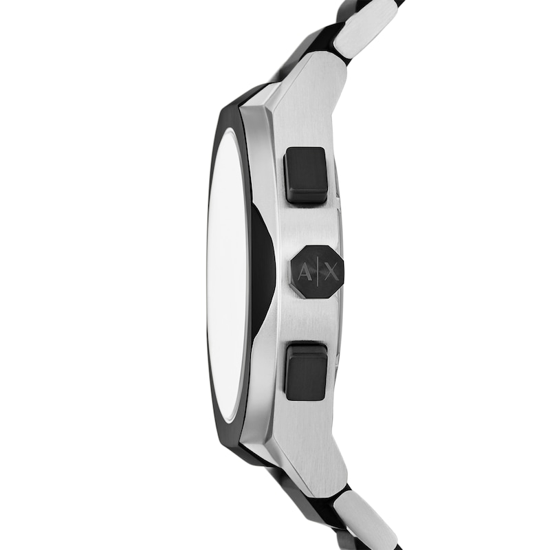 Main Image 2 of Armani Exchange Men's Sync Brown Dial Chronograph Two Tone Stainless Steel Bracelet Watch