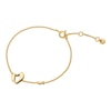 Thumbnail Image 1 of Michael Kors Women's 14ct Gold Plated Sterling Silver Heart Bracelet