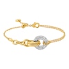 Thumbnail Image 1 of Michael Kors Women's Yellow Gold Tone Pavé Torus Bracelet