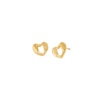 Thumbnail Image 1 of Michael Kors Women's 14k Gold Plated Sterling Silver Heart Stud Earrings