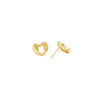 Thumbnail Image 2 of Michael Kors Women's 14k Gold Plated Sterling Silver Heart Stud Earrings