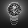 Thumbnail Image 3 of Seiko Men's Astron ‘Night Black’ Dial 5X GPS Solar Chronograph Stainless Steel Bracelet Watch